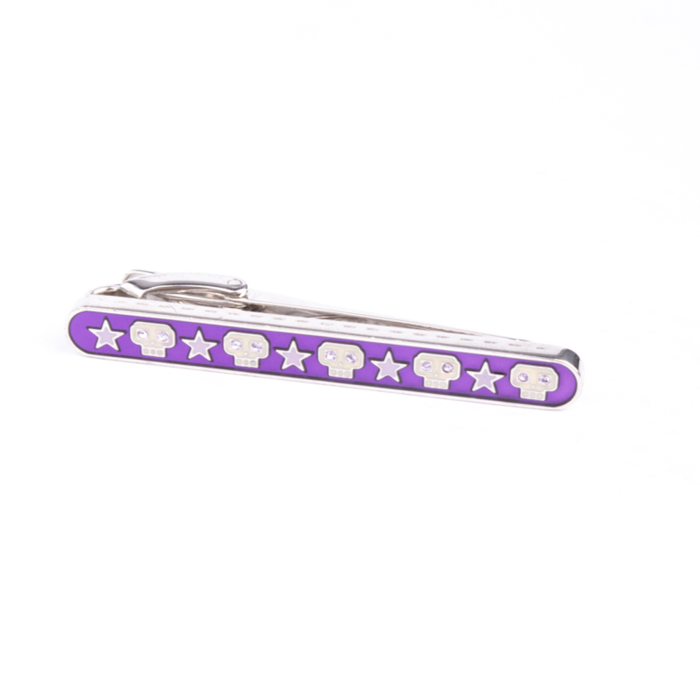 Thompson Tie-Clip Men Purple